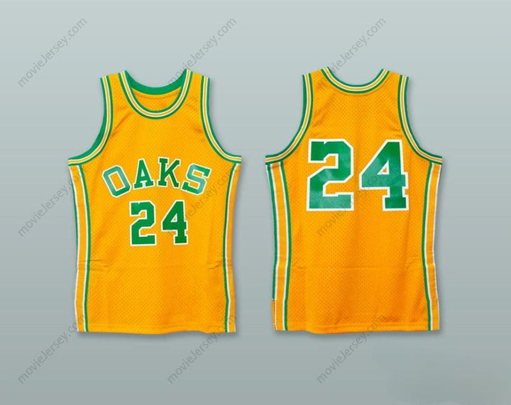 CUSTOM ANY Name Number RICK BARRY 24 YELLOW BASKETBALL JERSEY Top Stitched S-6XL