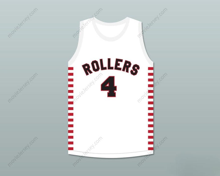 CUSTOM ANY Name Number DINO MARTIN 4 PROVIDENCE STEAMROLLERS WHITE BASKETBALL JERSEY 2 Top Stitched S-6XL