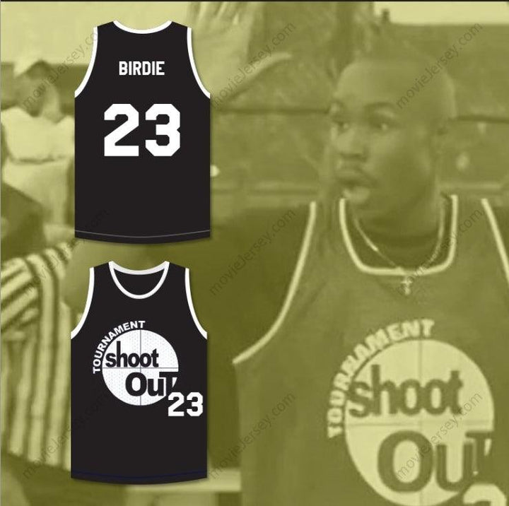 CUSTOM ANY Name Number BIRDIE 23 TOURNAMENT SHOOT OUT BIRDMEN BASKETBALL JERSEY ABOVE THE RIM Top Stitched S-6XL