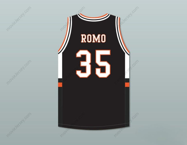 CUSTOM ANY Name Number TONY ROMO 35 BURLINGTON HIGH SCHOOL BLACK BASKETBALL JERSEY Top Stitched S-6XL