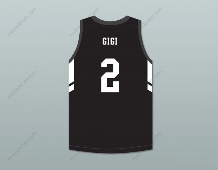 CUSTOM ANY Name Number GIGI 2 MAMBA BALLERS BLACK BASKETBALL JERSEY VERSION 3 Top Stitched S-6XL