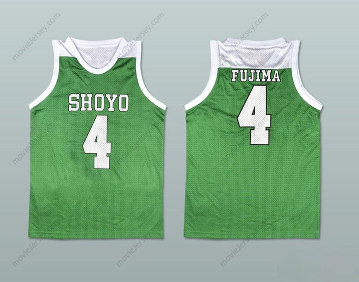 CUSTOM ANY Name Number SLAM DUNK SHOYO 4 KENJI FUJIMA BASKETBALL JERSEY MANGA Top Stitched S-6XL