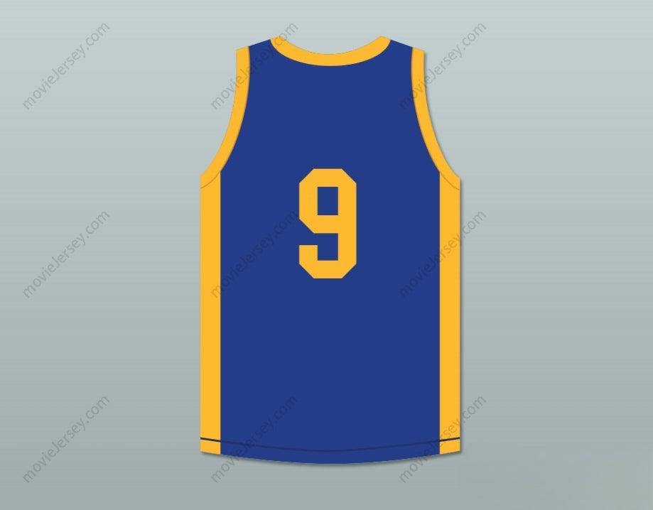 CUSTOM ANY Name Number DRAKE JIMMY BROOKS 9 DEGRASSI COMMUNITY SCHOOL PANTHERS HOME BASKETBALL JERSEY WITH PATCH Top Stitched S-6XL