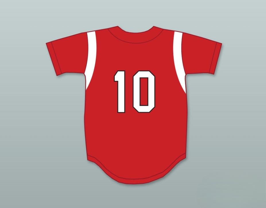 Custom Any Name Number GERRIT COLE 10 LUTHERAN HIGH SCHOOL OF ORANGE COUNTY LANCERS WHITE BASEBALL JERSEY 2 Top Stitched S-6XL
