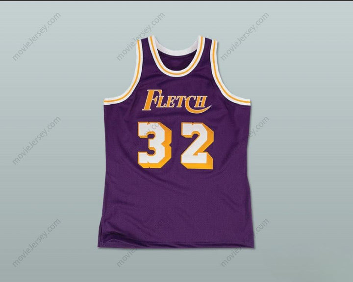 CUSTOM ANY Name Number FLETCH ALIAS SERIES ELDRIDGE CLEAVER 32 BASKETBALL JERSEY Top Stitched S-6XL