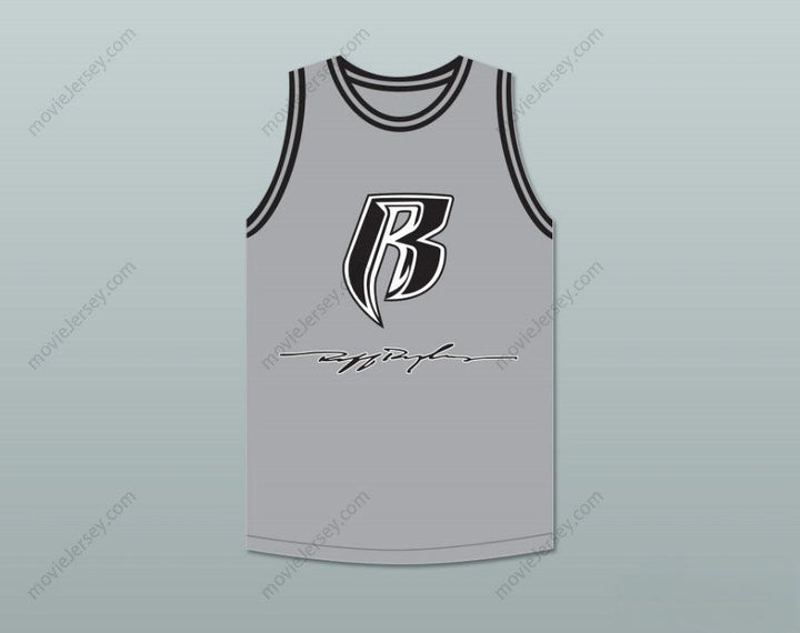 CUSTOM ANY Name Number DMX 84 ROUGH RYDERS GRAY BASKETBALL JERSEY 2 Top Stitched S-6XL