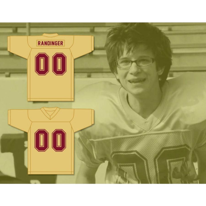 CUSTOM ANY Name Number RANDY RANDINGER 00 HEARTLAND STATE UNIVERSITY Football Jersey Top Stitched S-6XL
