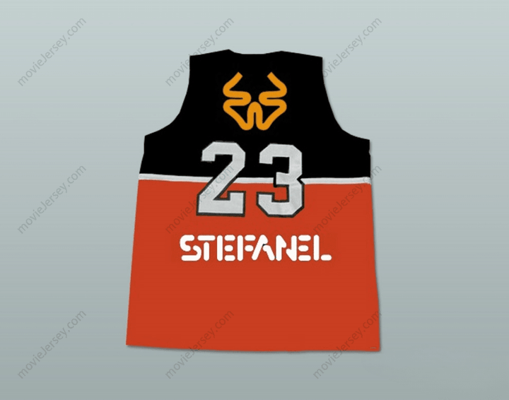 CUSTOM ANY Name Number 1985 STEFANEL TRIESTE MICHAEL  EXHIBITION GAME BASKETBALL JERSEY Top Stitched S-6XL