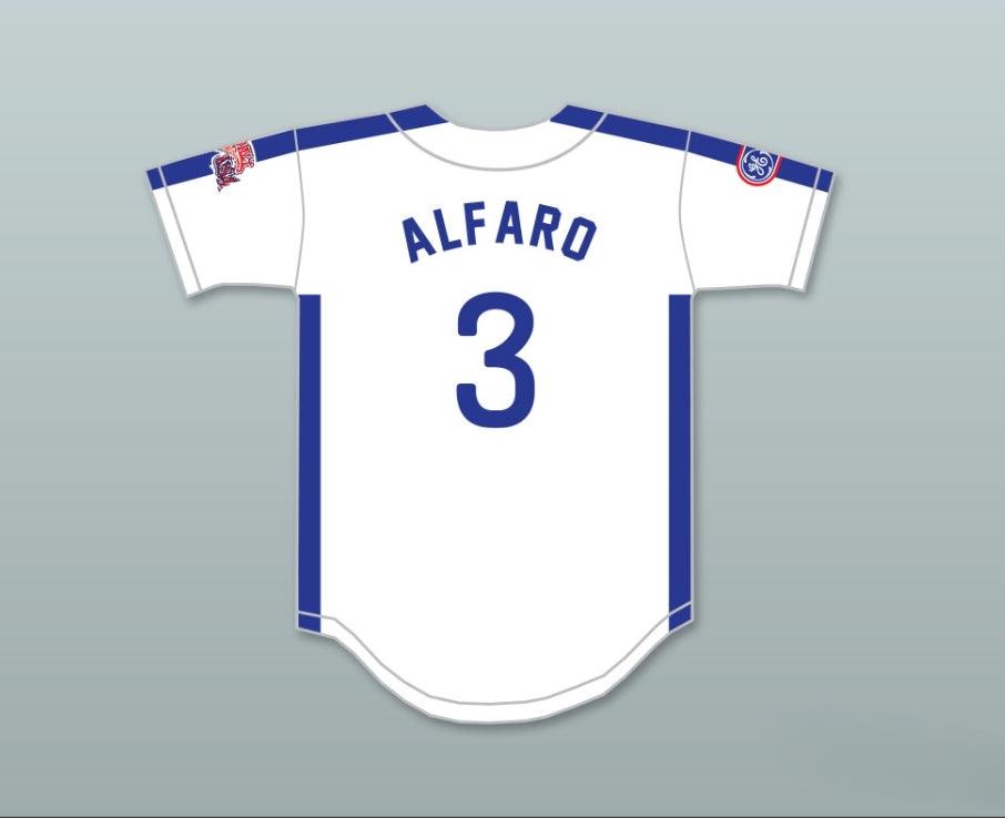 Custom Any Name Number FLAVIO ALFARO 3 1984 USA TEAM WHITE BUTTON DOWN BASEBALL JERSEY Top Stitched S-6XL
