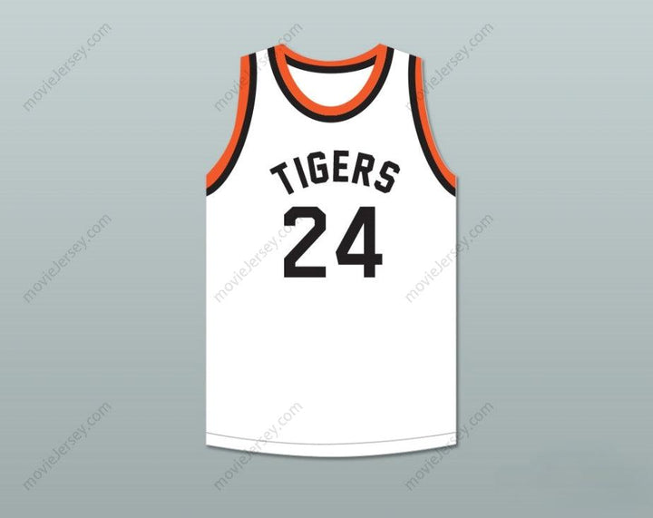 CUSTOM ANY Name Number JOE NAMATH 24 BEAVER FALLS HIGH SCHOOL TIGERS WHITE BASKETBALL JERSEY 2 Top Stitched S-6XL