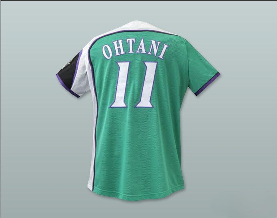 Custom Any Name Number SHOHEI OTANI 11 HOKKAIDO NIPPON-HAM FIGHTERS BASEBALL JERSEY INCLUDES PATCH Top Stitched S-6XL