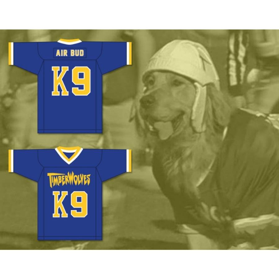 CUSTOM ANY Name Number AIR BUD BUDDY K9 FERNFIELD TIMBERWOLVES Football Jersey Top Stitched S-6XL