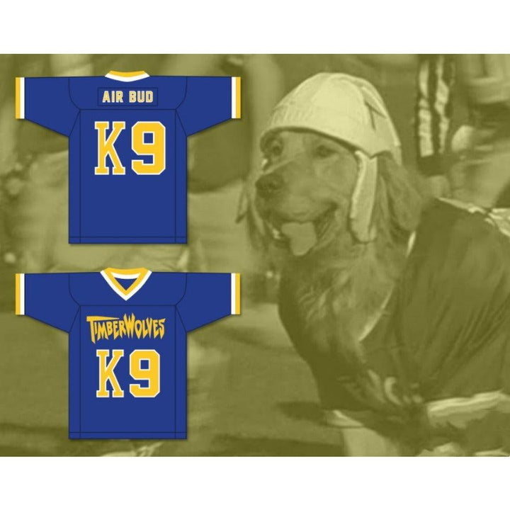 CUSTOM ANY Name Number AIR BUD BUDDY K9 FERNFIELD TIMBERWOLVES Football Jersey Top Stitched S-6XL