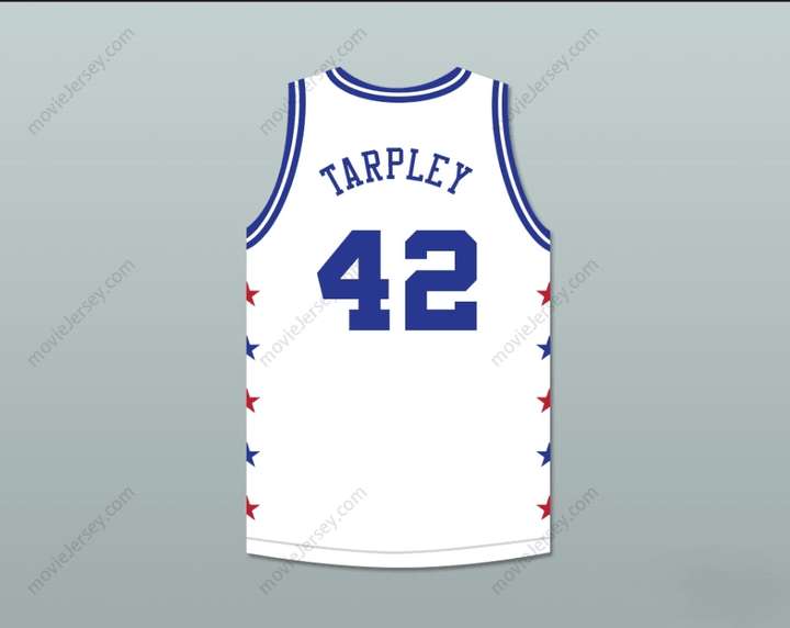 CUSTOM ANY Name Number ROY TARPLEY 42 MAGIC JOHNSON ALL STAR GAME WHITE BASKETBALL JERSEY 1988 MIDSUMMER NIGHT'S MAGIC CHARITY EVENT Top Stitched S-6XL