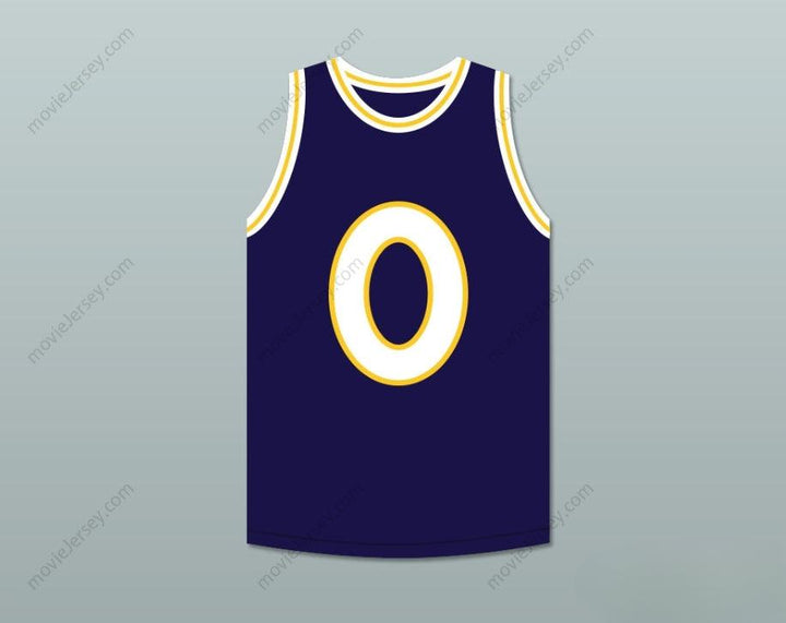 CUSTOM ANY Name Number B-REAL 0 MONSTARS DARK BLUE BASKETBALL JERSEY HIT EM HIGH Top Stitched S-6XL