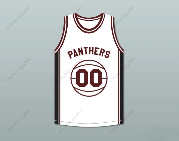 CUSTOM ANY Name Number DUANE MARTIN KYLE LEE WATSON 00 PANTHERS HIGH SCHOOL WHITE BASKETBALL JERSEY ABOVE THE RIM Top Stitched S-6XL