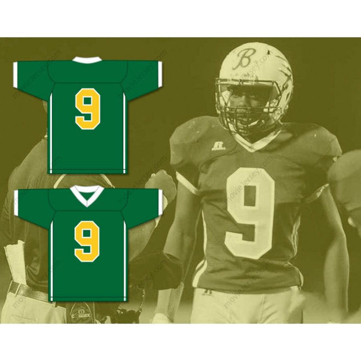 CUSTOM ANY Name Number JEREMIAH OWUSU-KORAMOAH 9 BETHEL HIGH SCHOOL BRUINS Football Jersey Top Stitched S-6XL