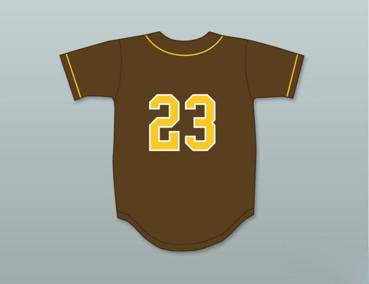 Custom Any Name Number KRIS BRYANT 23 BONANZA HIGH SCHOOL   BROWN BASEBALL JERSEY 3 Top Stitched S-6XL