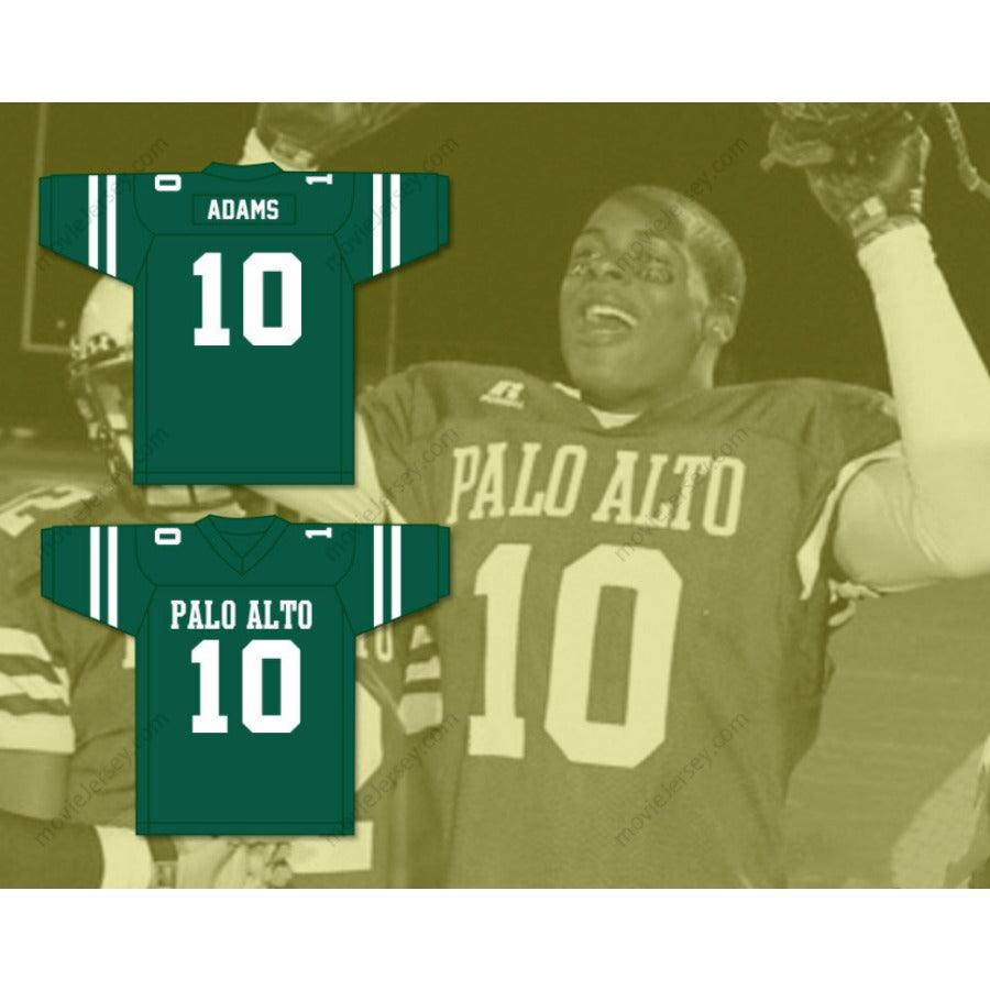 CUSTOM ANY Name Number DAVANTE ADAMS 10 PALO ALTO HIGH SCHOOL VIKINGS Football Jersey Top Stitched S-6XL