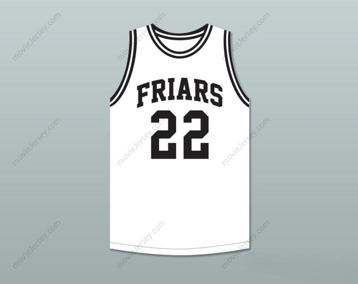 CUSTOM ANY Name Number DAVE DEBUSSCHERE 22 AUSTIN CATHOLIC PREPARATORY SCHOOL FRIARS WHITE BASKETBALL JERSEY Top Stitched S-6XL