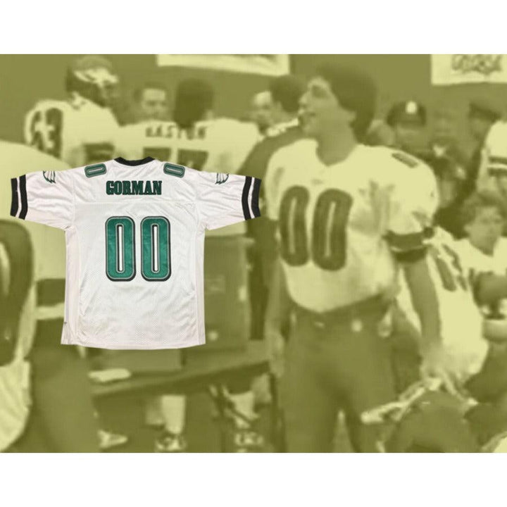 CUSTOM ANY Name Number BARNEY GORMAN 00 THE GARBAGE PICKING FIELD GOAL KICKING Football Jersey Top Stitched S-6XL