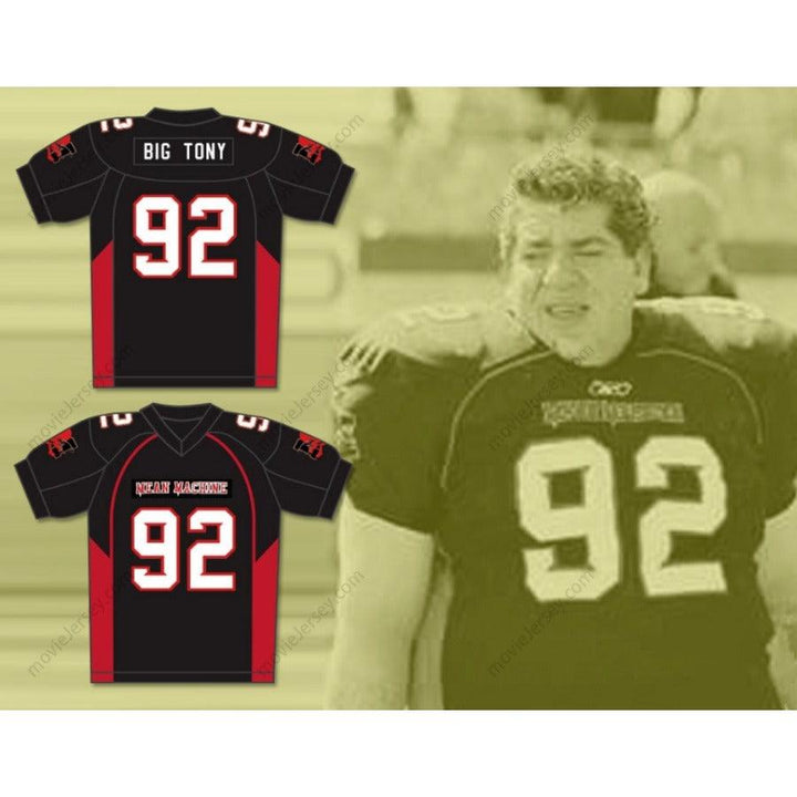 CUSTOM ANY Name Number JOEY DIAZ 92 ANTHONY BIG TONY COBIANCO MEAN MACHINE CONVICTS Football Jersey Top Stitched S-6XL