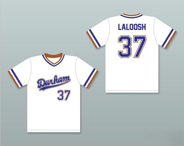 Custom Any Name Number EBBY CALVIN LALOOSH 37  WHITE BASEBALL JERSEY 2 Top Stitched S-6XL