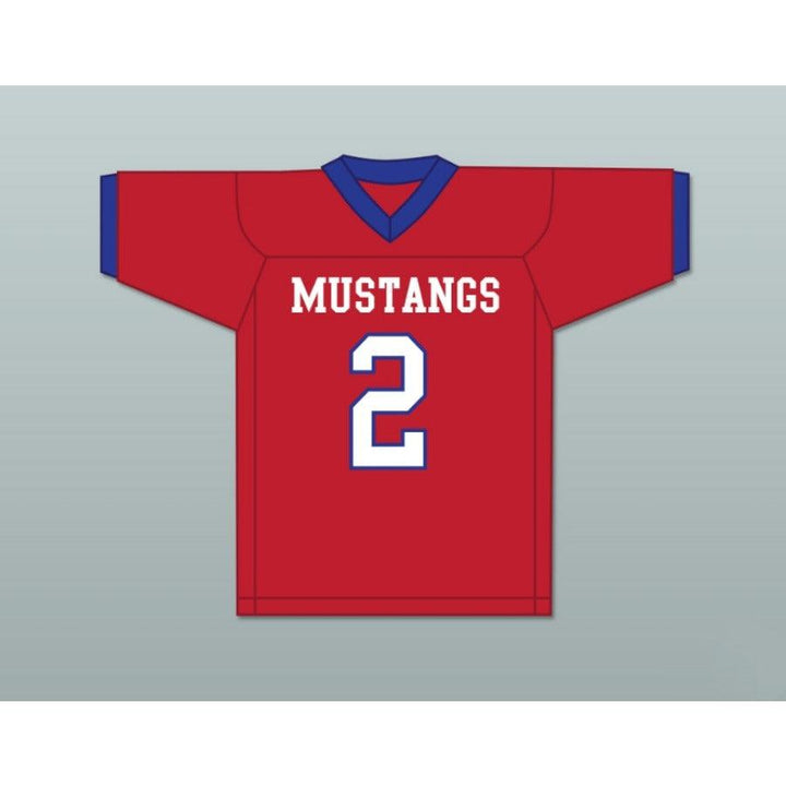 CUSTOM ANY Name Number LEE KPOGBA 2 PARKLAND HIGH SCHOOL MUSTANGS Football Jersey Top Stitched S-6XL