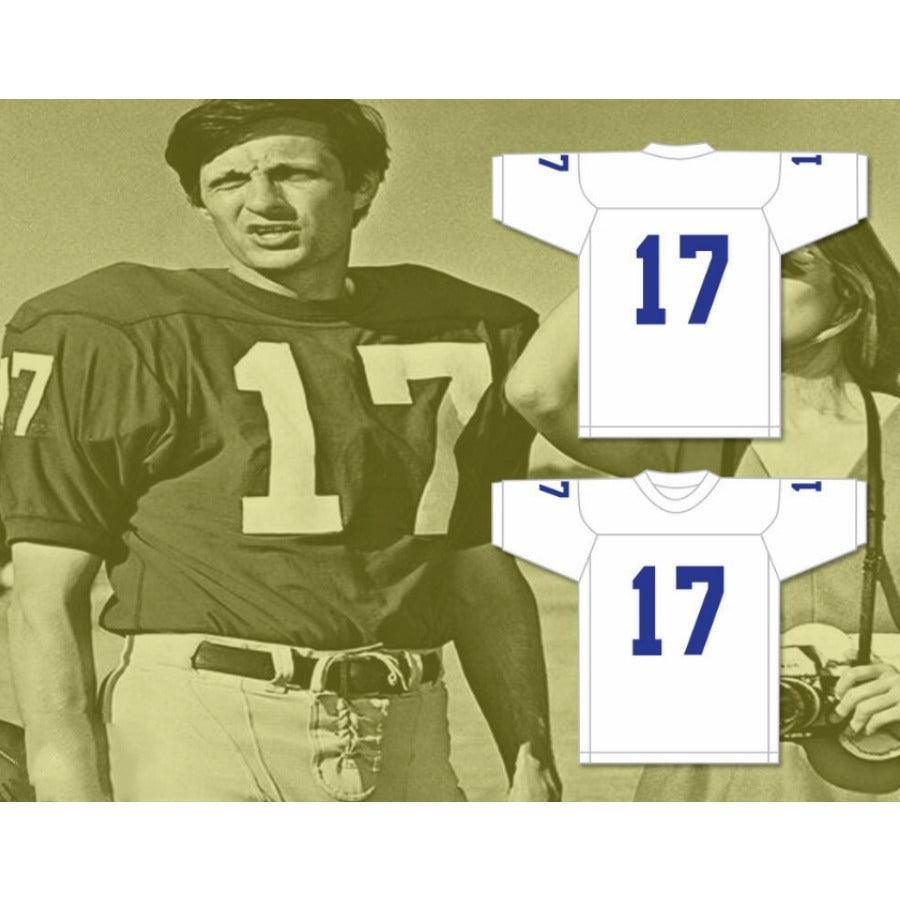 CUSTOM ANY Name Number GEORGE PLIMPTON 17 DETROIT PRACTICE Football Jersey Top Stitched S-6XL