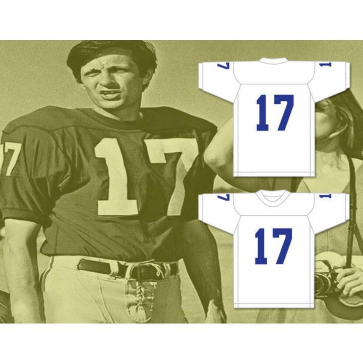 CUSTOM ANY Name Number GEORGE PLIMPTON 17 DETROIT PRACTICE Football Jersey Top Stitched S-6XL