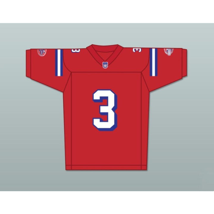 CUSTOM ANY Name Number RHYS IFANS NIGEL 'THE LEG' GRUFF 3 WASHINGTON SENTINELS AWAY Football Jersey Top Stitched S-6XL