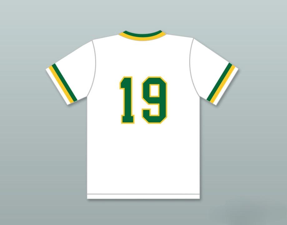 Custom Any Name Number TONY GWYNN 19   POLYTECHNIC HIGH SCHOOL JACKRABBITS WHITE BASEBALL JERSEY 1 Top Stitched S-6XL