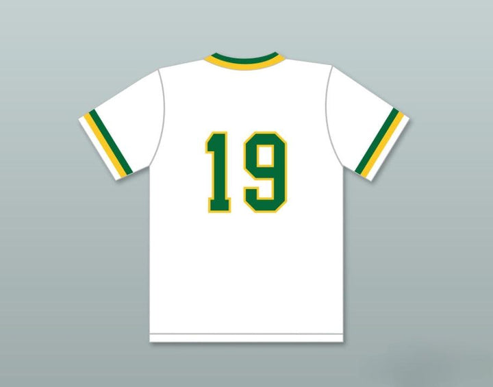 Custom Any Name Number TONY GWYNN 19   POLYTECHNIC HIGH SCHOOL JACKRABBITS WHITE BASEBALL JERSEY 1 Top Stitched S-6XL