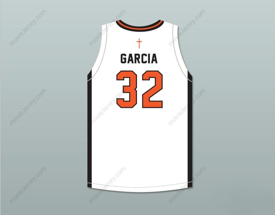 CUSTOM ANY Name Number SAM GARCIA 32 BISHOP HAYES TIGERS WHITE BASKETBALL JERSEY THE WAY BACK Top Stitched S-6XL