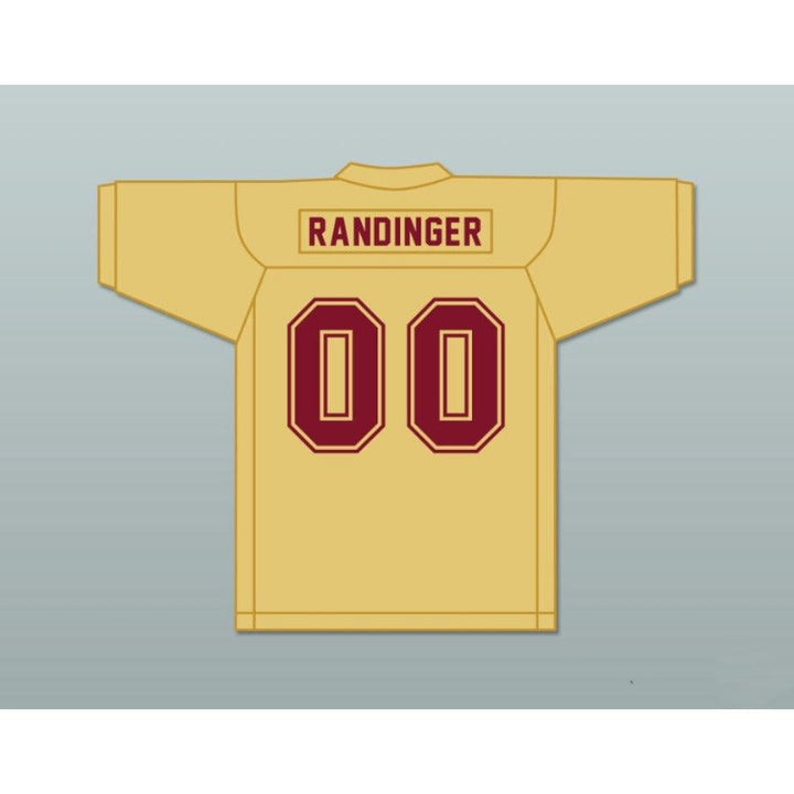 CUSTOM ANY Name Number RANDY RANDINGER 00 HEARTLAND STATE UNIVERSITY Football Jersey Top Stitched S-6XL