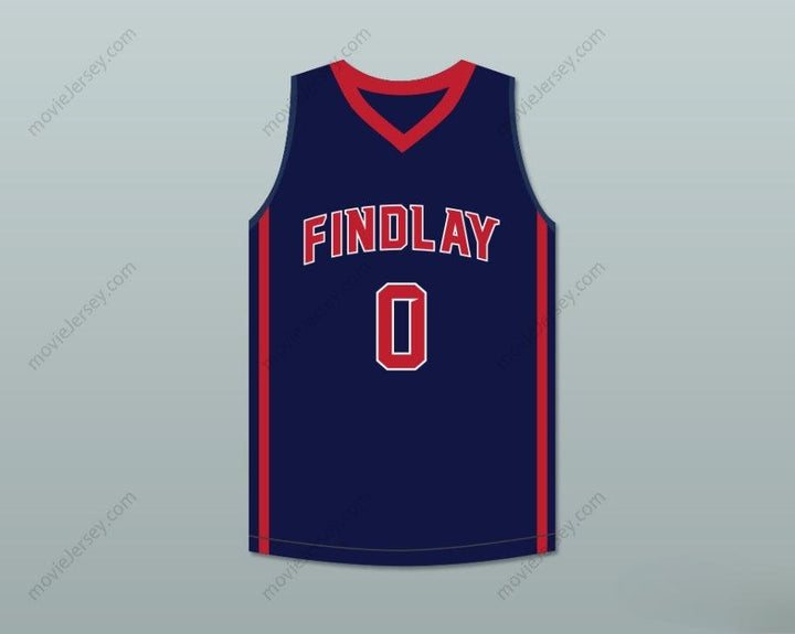 CUSTOM ANY Name Number BOL BOL 0  PREP NAVY BLUE BASKETBALL JERSEY 1 Top Stitched S-6XL