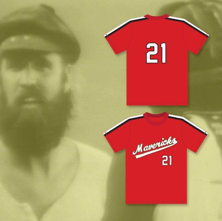 Custom Any Name Number LARRY COLTON 21   BASEBALL JERSEY THE BATTERED BASTARDS OF BASEBALL Top Stitched S-6XL