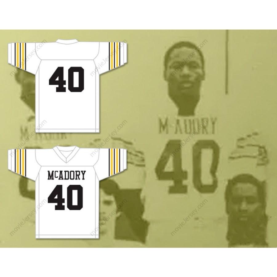 CUSTOM ANY Name Number BO JACKSON 40 MCADORY HIGH SCHOOL YELLOW JACKETS FOOTBALL JERSEY Top Stitched S-6XL