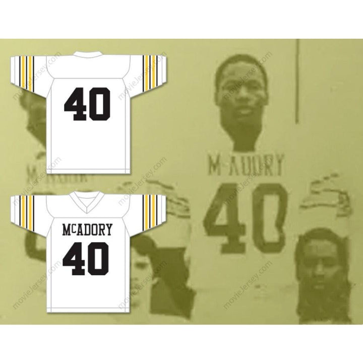 CUSTOM ANY Name Number BO JACKSON 40 MCADORY HIGH SCHOOL YELLOW JACKETS FOOTBALL JERSEY Top Stitched S-6XL