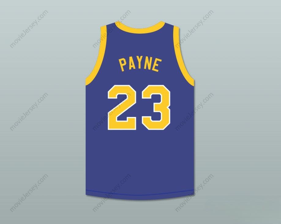 CUSTOM ANY Name Number MARTIN PAYNE 23 BLUE BASKETBALL JERSEY WITH MARTIN PATCH Top Stitched S-6XL