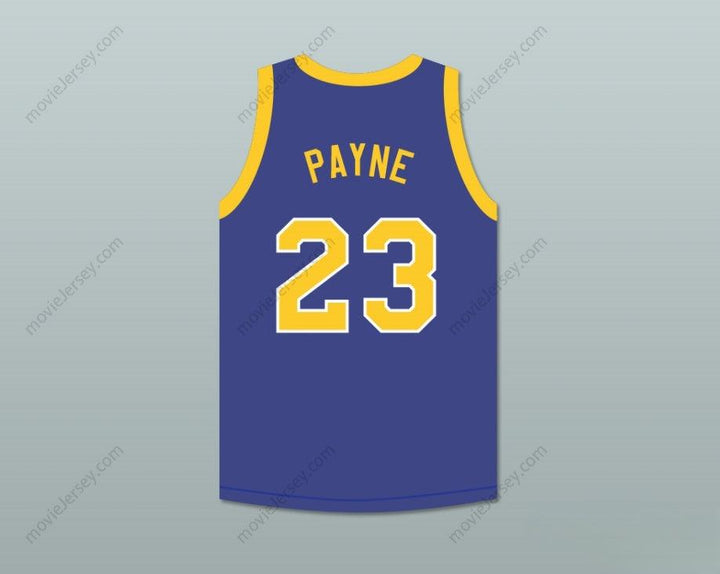 CUSTOM ANY Name Number MARTIN PAYNE 23 BLUE BASKETBALL JERSEY WITH MARTIN PATCH Top Stitched S-6XL
