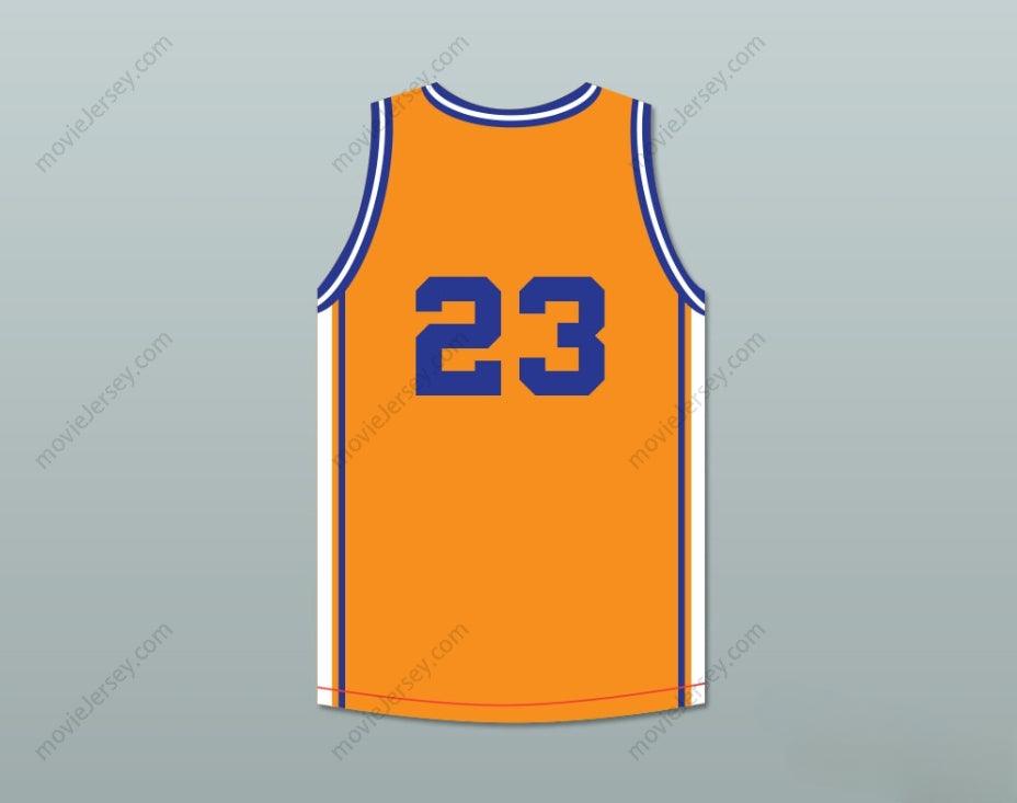CUSTOM ANY Name Number MICHAEL  23 ACB 1990 BARCELONA EXHIBITION GAME ORANGE BASKETBALL JERSEY 1 Top Stitched S-6XL