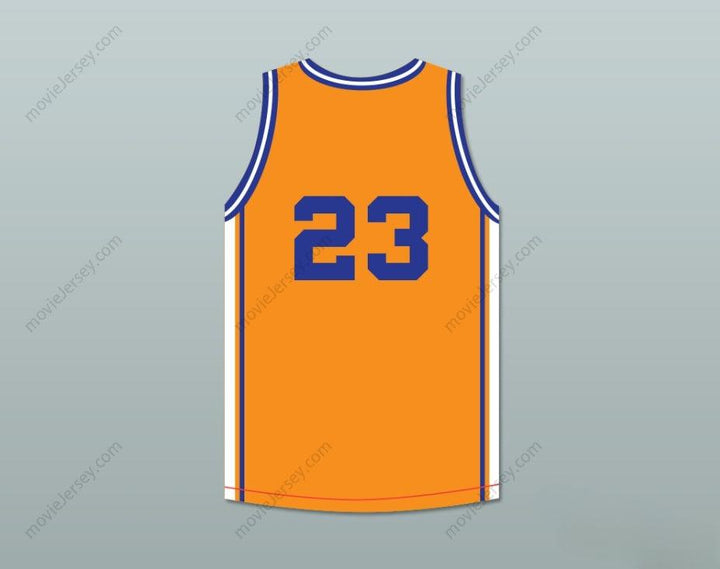 CUSTOM ANY Name Number MICHAEL  23 ACB 1990 BARCELONA EXHIBITION GAME ORANGE BASKETBALL JERSEY 1 Top Stitched S-6XL