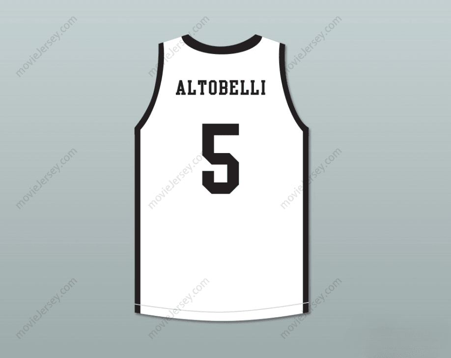 CUSTOM ANY Name Number ALYSSA ALTOBELLI 5 MAMBA BALLERS WHITE BASKETBALL JERSEY Top Stitched S-6XL