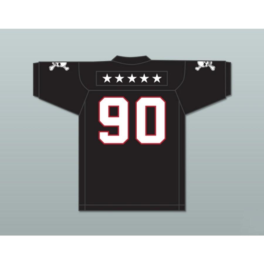 CUSTOM ANY Name Number RONALD OLLIE 90 EMCC LIONS FOOTBALL JERSEY INCLUDES PATCHES Top Stitched S-6XL