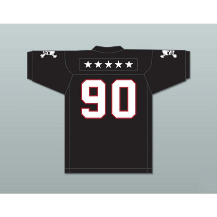 CUSTOM ANY Name Number RONALD OLLIE 90 EMCC LIONS FOOTBALL JERSEY INCLUDES PATCHES Top Stitched S-6XL