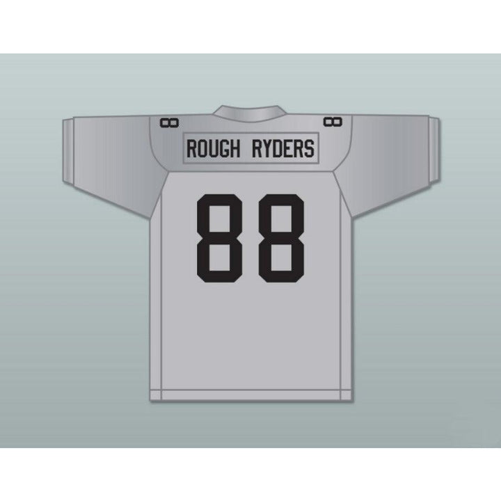CUSTOM ANY Name Number ROUGH RYDERS 88 SILVER Football Jersey Top Stitched S-6XL