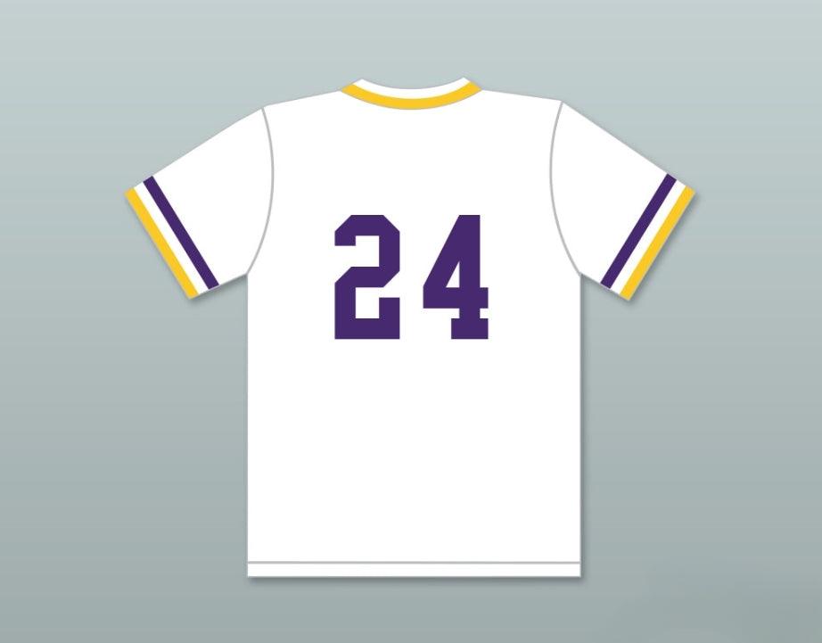 Custom Any Name Number RICKY HENDERSON 24  TECHNICAL HIGH SCHOOL BULLDOGS WHITE BASEBALL JERSEY 1 Top Stitched S-6XL