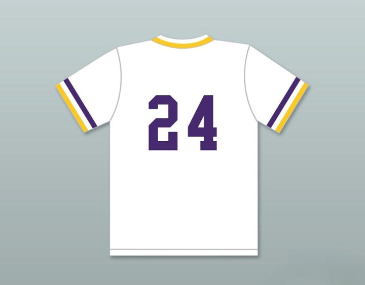 Custom Any Name Number RICKY HENDERSON 24  TECHNICAL HIGH SCHOOL BULLDOGS WHITE BASEBALL JERSEY 1 Top Stitched S-6XL