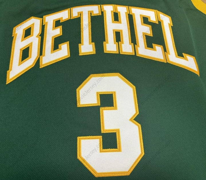 Allen Iverson #3 Bethel High School Throwback Basketball Jersey Stitched ALL